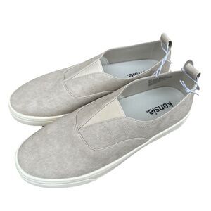 Kensie Salia Beige Ladies Size Beige Canvas Slip-on Shoe Women’s Size 8
